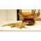 Homeroots Golden Crocodile Brass Finish Sculpture 384167 - alternate 4
